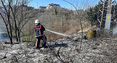 Ordu’da, son bir hafta içerisinde 50’ye yakın bahçe ve anız yangını meydana geldi