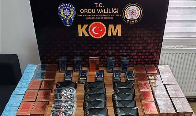 Ordu'da uyuşturucu ve kaçakçılıkla mücadele