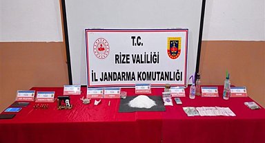 Rize’de uyuşturucu operasyonu