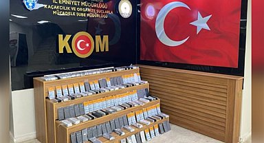 Şanlıurfa’da kaçak cep telefonu operasyonu