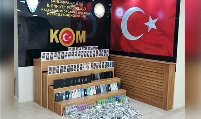Şanlıurfa’da kaçakçılık operasyonu