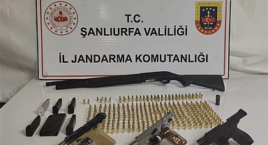 Şanlıurfa'da ruhsatsız silah operasyonu: 6 gözaltın