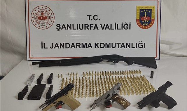 Şanlıurfa'da ruhsatsız silah operasyonu: 6 gözaltın