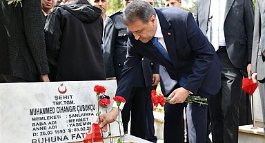 Şanlıurfa Valisi Şıldak, şehit ailelerini ziyaret etti