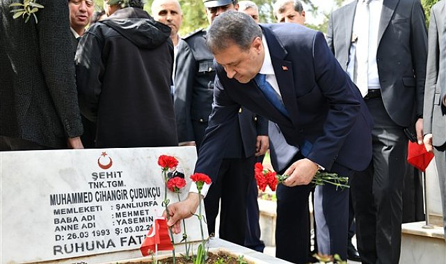 Şanlıurfa Valisi Şıldak, şehit ailelerini ziyaret etti