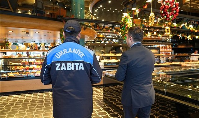 Ümraniye'de tatlı üretim tesisleri ve satış noktalarına denetim gerçekleştirildi