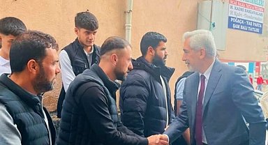 AK Parti Diyarbakır Milletvekili Ensarioğlu, Çermik'te vatandaşlarla bayramlaştı