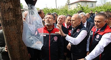 Bakan Yumaklı’dan Giresun’da tarımsal afet ve zararlılara yönelik yerinde inceleme