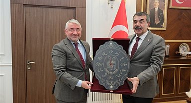 Başkan Aşgın, Milli Eğitim Bakanı Tekin ile görüştü