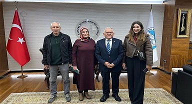 Başkan Büyükkılıç, AK Parti Akkışla Kadın Kolları Başkanı Aslankoç'u kabul etti