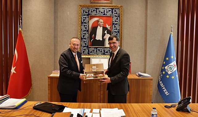 Başkan Yalım ve Kahveci bir araya geldi