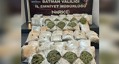 Batman'da 39 kilo 400 gram skunk ele geçirildi