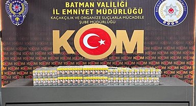 Batman'da bin 146 paket sigara ele geçirildi