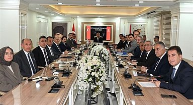 Batman Valisi Canalp başkanlığında Kaymakamlar Toplantısı yapıldı
