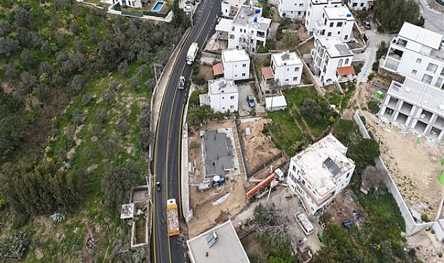 Bodrum’daki yol yapım çalışmaları tamamlandı