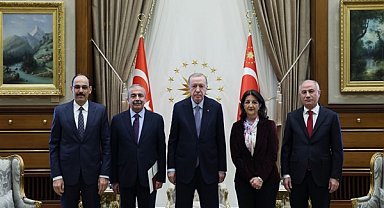 Cumhurbaşkanı Erdoğan, DEM Parti heyetini kabul etti