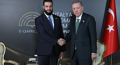 Cumhurbaşkanı Erdoğan, Suriye Cumhurbaşkanı Şara ile görüştü