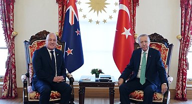 Cumhurbaşkanı Erdoğan, Yeni Zelanda Başbakanı Luxon ile bir araya geldi