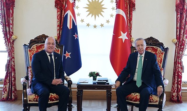 Cumhurbaşkanı Erdoğan, Yeni Zelanda Başbakanı Luxon ile bir araya geldi