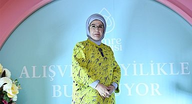 Emine Erdoğan, TOGEM-DER'in geleneksel Cemre Çarşısı’nın açılışına katıldı