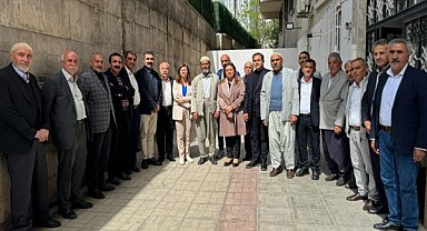Eş başkanlar, DİAY-DER’i ziyaret etti