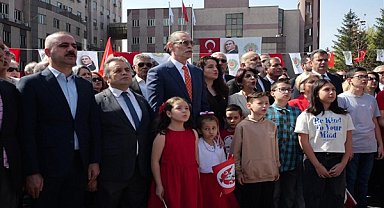 Etimesgut'ta 23 Nisan'a yönelik anma töreni düzenlendi