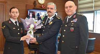 Giresun İl Jandarma heyetinden Polis Haftası ziyareti