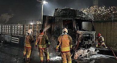 İskenderun’da Organize Sanayi Bölgesi’nde tır yangını
