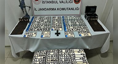 İstanbul’da sahte plaka operasyonu