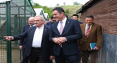 Karaloğlu, Giresun Belediyesi’ne ait Hayvan Barınağı ve Hayvanat Bahçesi’ni ziyaret etti
