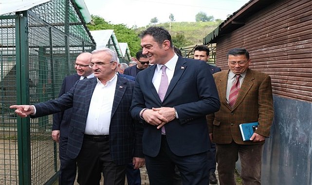 Karaloğlu, Giresun Belediyesi’ne ait Hayvan Barınağı ve Hayvanat Bahçesi’ni ziyaret etti