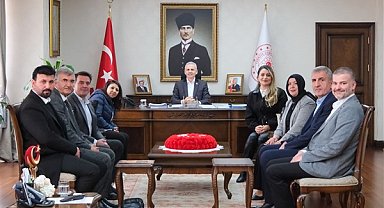 Karaman Valisi Çiçekli, turizm sektörünün temsilcilerini ağırladı
