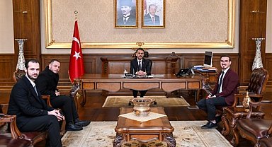 Kocaeli Üniversitesi Suriyeli Öğrenciler Birliğinden, Vali Aktaş’a ziyaret
