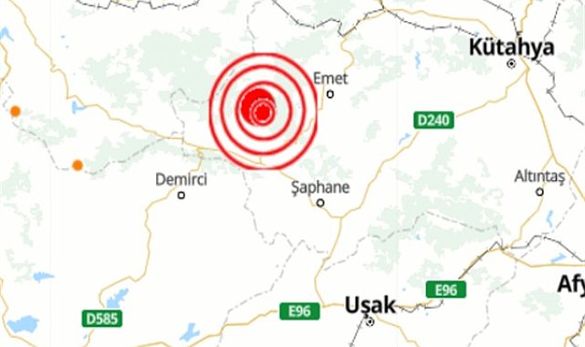 Kütahya'da deprem