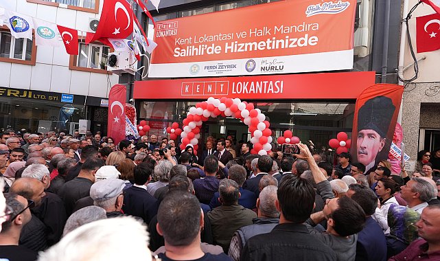 Manisa'da Kent Lokantası’nın ikinci şubesi ve ‘Halk Mandıra’nın üçüncü şubesi açıldı