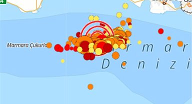 Marmara Denizi'nde deprem