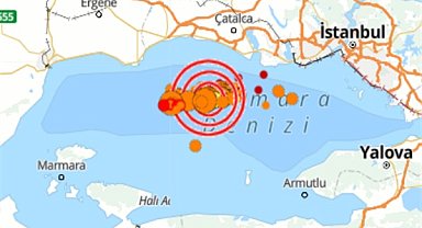 Marmara Denizi'nde deprem