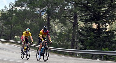 Mersin'de 7. Tour of Mersin Uluslararası Bisiklet Turu'nun 2. etabı sona erdi