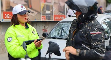 Motosiklet ve sürücüleriyle ilgili toplam 650 bin 760 adet işlem yapıldı