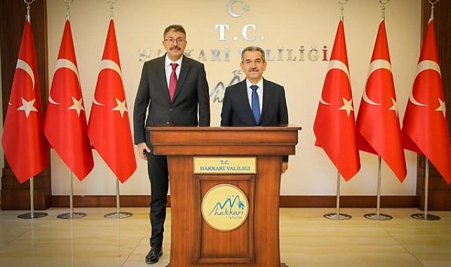 Şırnak Valisi Ekici’den Hakkari Valisi Çelik’e ziyaret