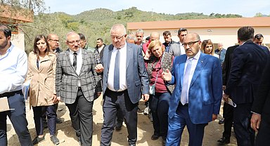 Ustaoğlu,Odabaş ve Ertaş Antandros Antik Kenti’nde inceleme yaptı