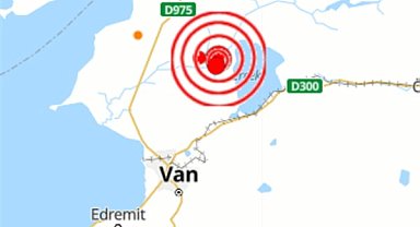 Van'da deprem