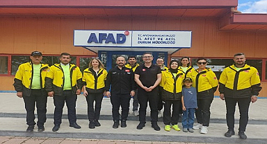 Afyonkarahisar AFAD’a Anda Arama Kurtarma Ekibinden Tebrik Ziyareti