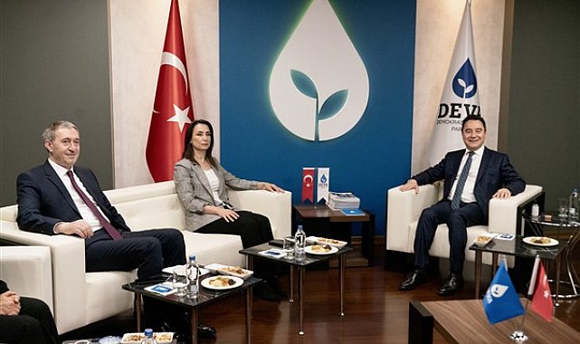 Babacan, DEM Parti heyetini ağırladı