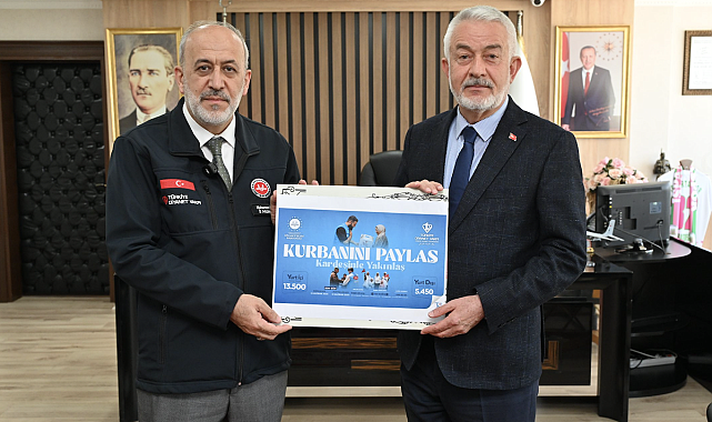 Başkan Başdeğirmen, Filistin'e kurban bağışı yaptı