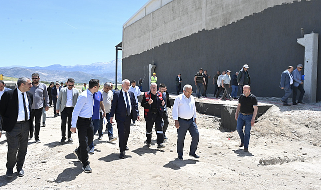 Gül 2 Küçük Sanayi Sitesi’nde ilk iş yeri tamamlanıyor