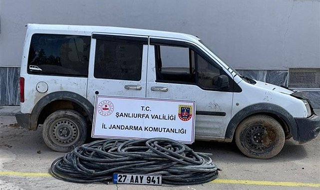 Şanlıurfa'da kablo hırsızlığı