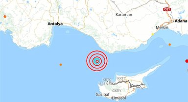 Akdeniz’de deprem