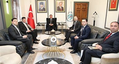 Azerbaycan heyetinden Erzincan Valisi Aydoğdu’ya ziyaret