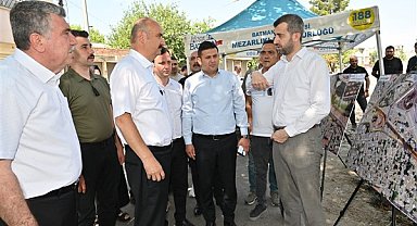 Batman Valisi Canalp, İluh Deresindeki çalışmaları inceledi